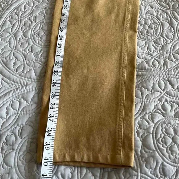 Escada Sport Women’s Yellow Stretchy Jean Pants size 12-14 - Picture 16 of 16